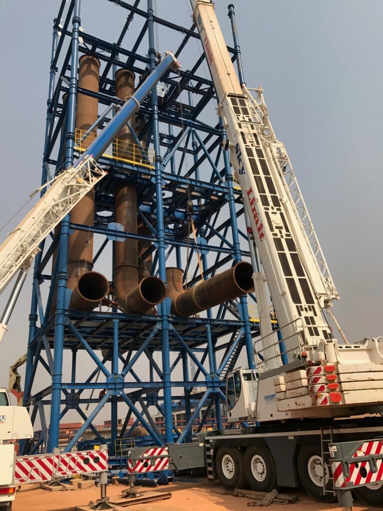 AKSA Exhaust Stack Installation &ndash; Cormac Engineering Services Ltd